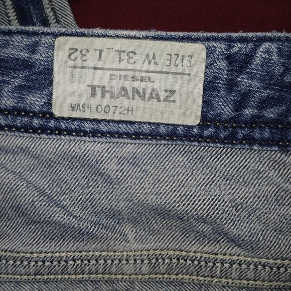 Diesel Light Blue Relaxed Men's Jeans 31 Waist - Picture 2 of 14